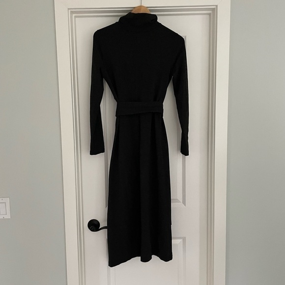 COS long sleeve turtle neck midi dress size small - Picture 5 of 7
